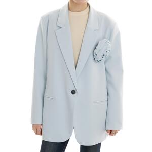 GIACCA CON SPILLA AZZURRO
